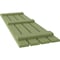 Ekena Millwork Americraft 4-Board, 3 Batten Exterior Real Wood Spaced Board-n-Batten Shutters, ARW401SB415X75MGH, PR ARW401SB415X75MGH - alternate 3